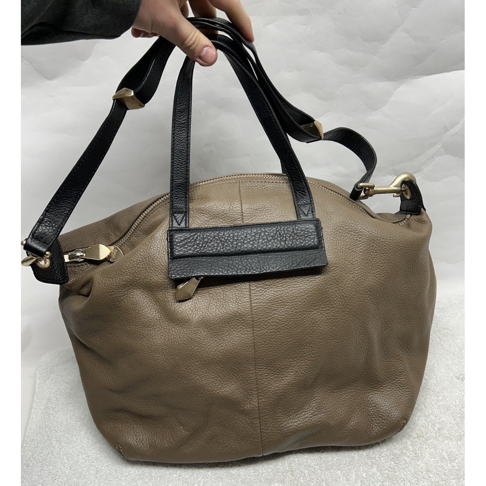 Pour La Victoire Womens Brown Leather Hobo Shoulder Bag